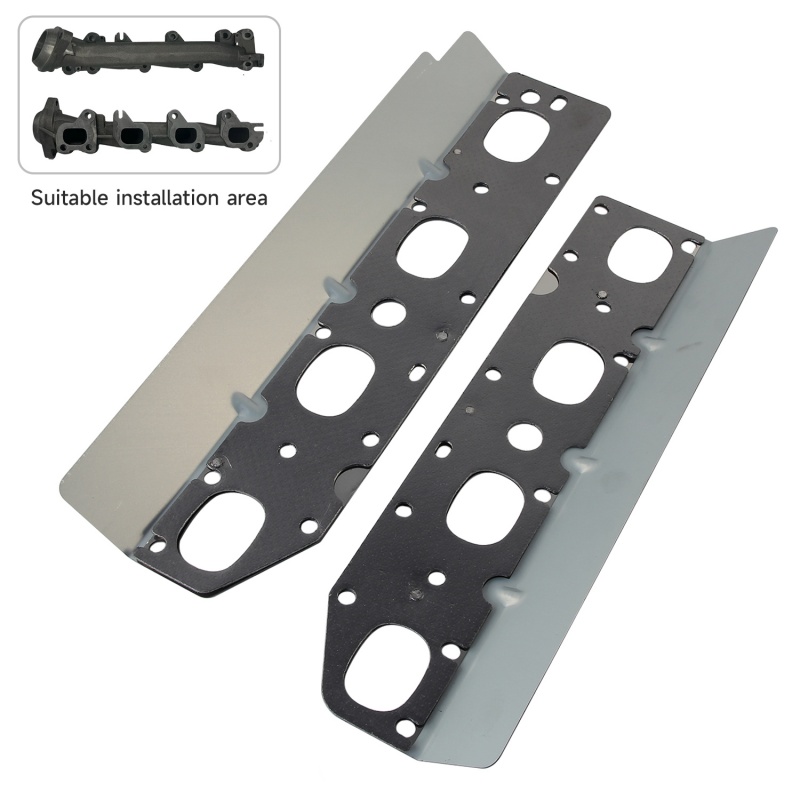Model Kit V8 Engine - 57073 Exhaust Manifold Hardware and Gasket