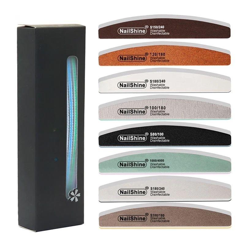 Sanding Stick Set - 8Pcs/Box Nail File Buffer Kit Gel
