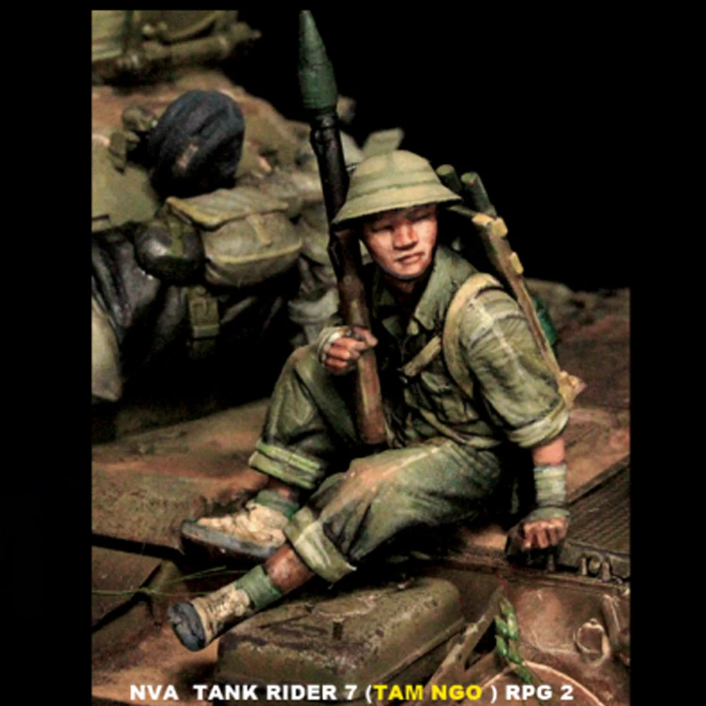 Model Kit History - 1/35 NVA Tank RIDER 7, RPD