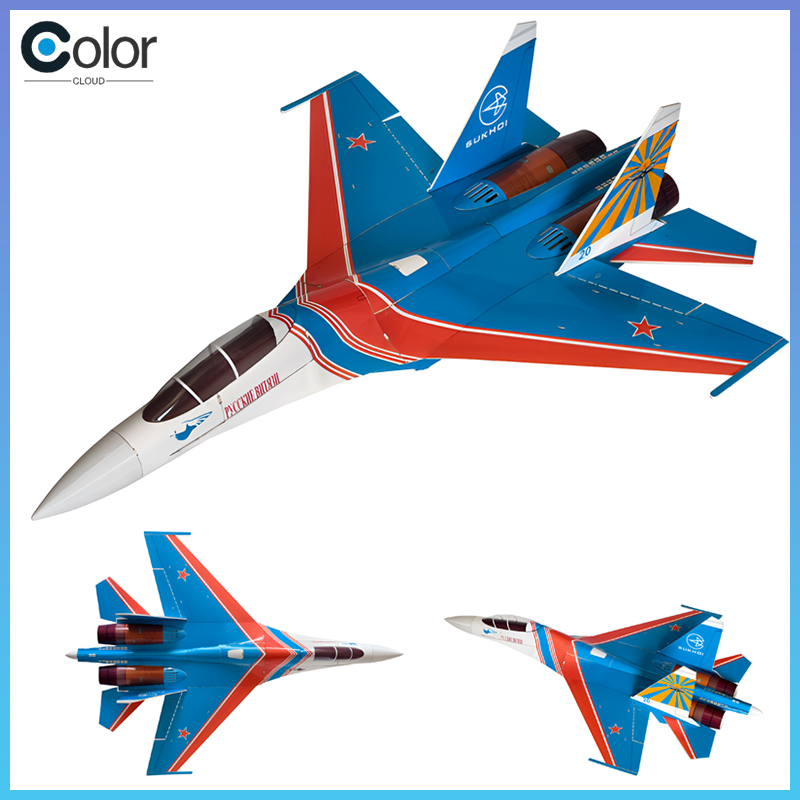 Model Kit Jet - Su-27 Ducted Fan Rc Fighter Dual