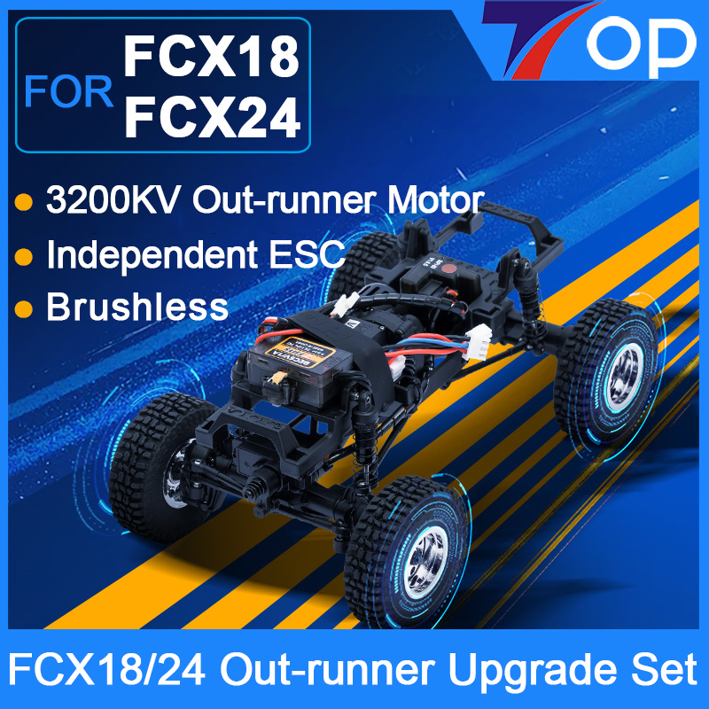 Model Kit Runner Organizer - FMS FCX18/24 Upgrade to Out-runner Brushless
