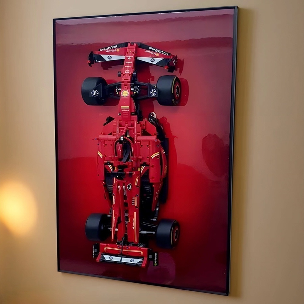 Model Kit Ferrari - NEW Display Wallboard for Lego 42207