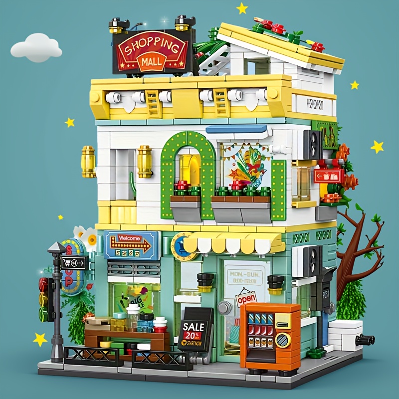 Town Life Streetscape Supermar - đánh giá và giá Model Kit Companies