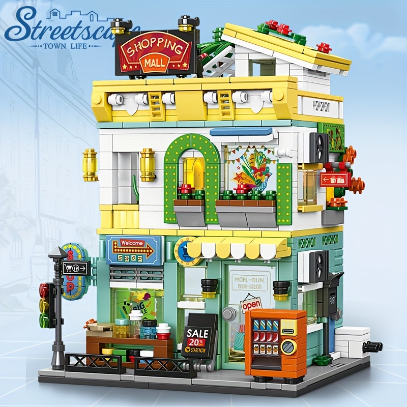 Town Life Streetscape Supermar - đánh giá và giá Model Kit Companies