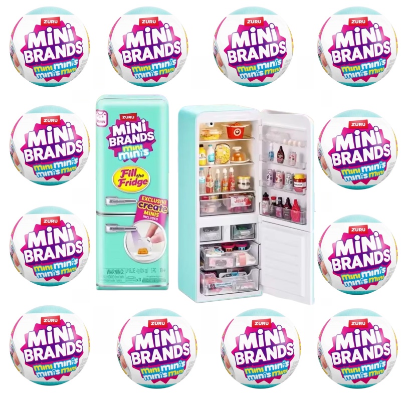 New ZURU Mini Brands Refrigera - đánh giá và giá Model Kit Brand