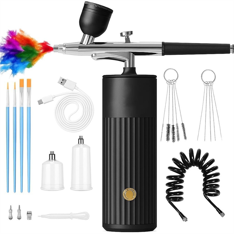 MOPHE-Cordless Airbrush Set, R - đánh giá và giá Airbrush Compressor Kit