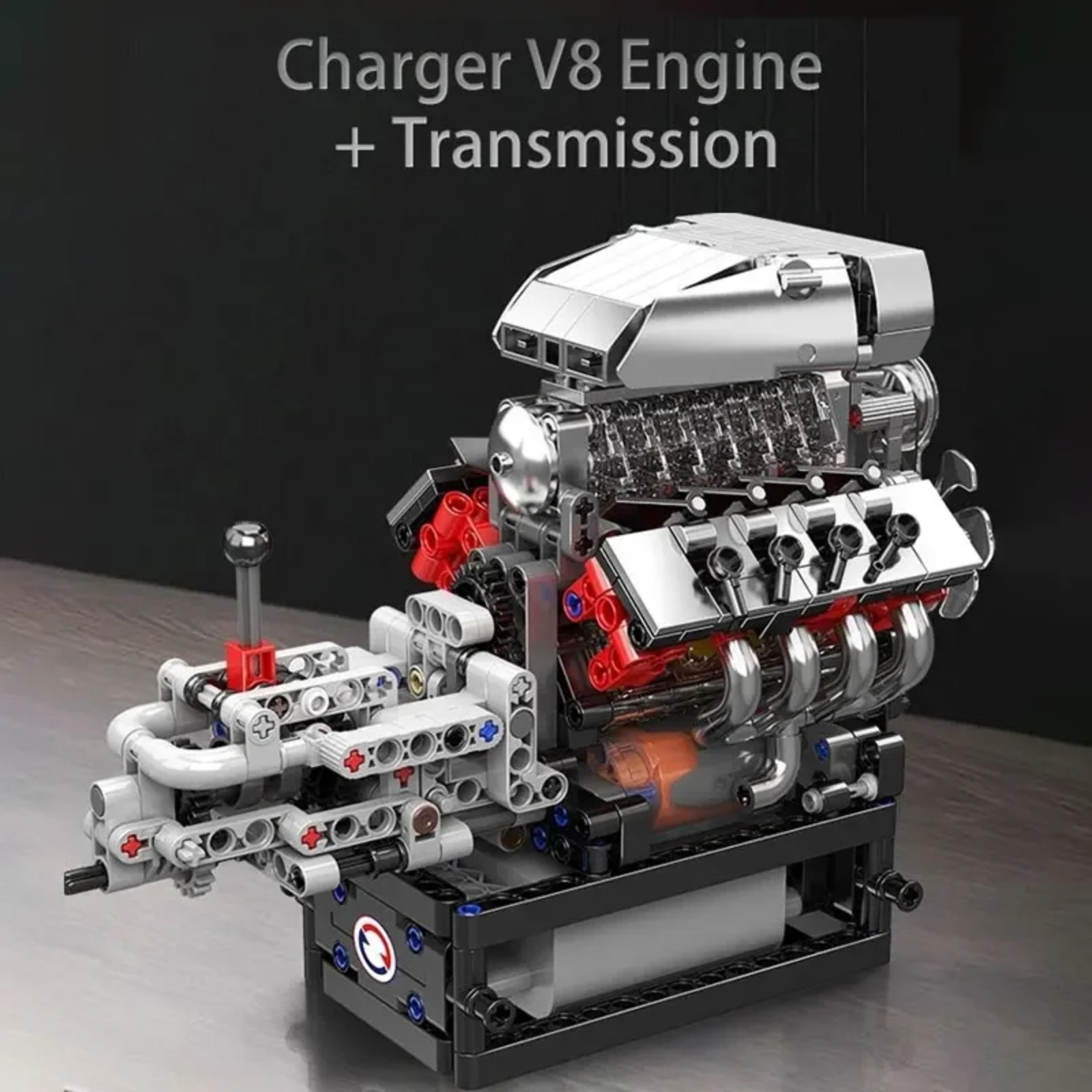 Mould King 10225 V8 Engine Mod - đánh giá và giá Model Kit V8 Engine