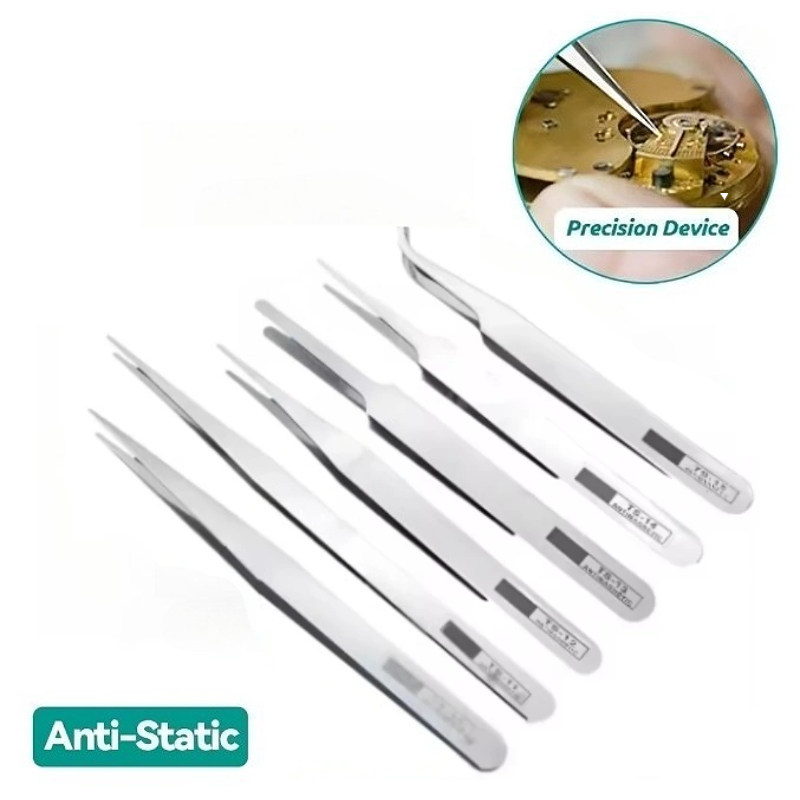 6Pcs Anti-static Stainless Ste - đánh giá và giá Model Kit Tweezers