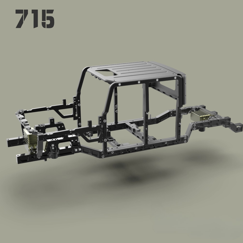 TWOLF 1/10 TW-715 4WD Frame Fu - đánh giá và giá Model Kit V8 Engine