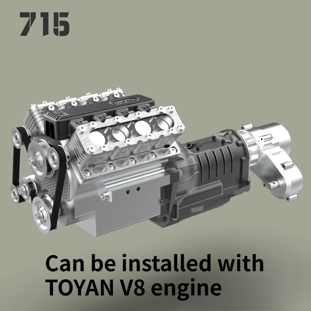 TWOLF 1/10 TW-715 4WD Frame Fu - đánh giá và giá Model Kit V8 Engine