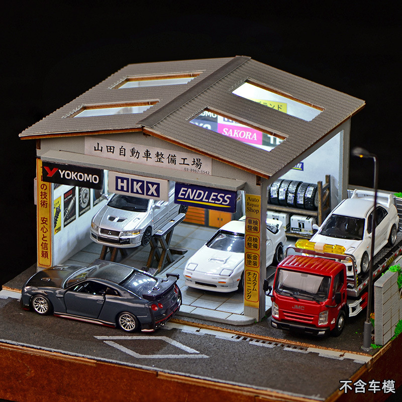 1:64 Scale DIY Auto Repair Sho - đánh giá và giá Model Kit Store