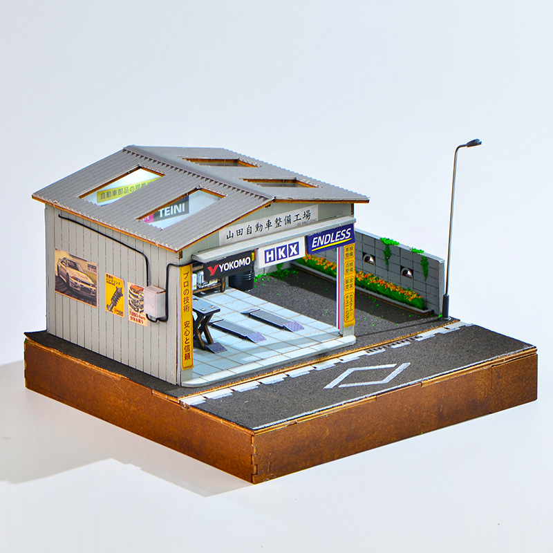 1:64 Scale DIY Auto Repair Sho - đánh giá và giá Model Kit Store