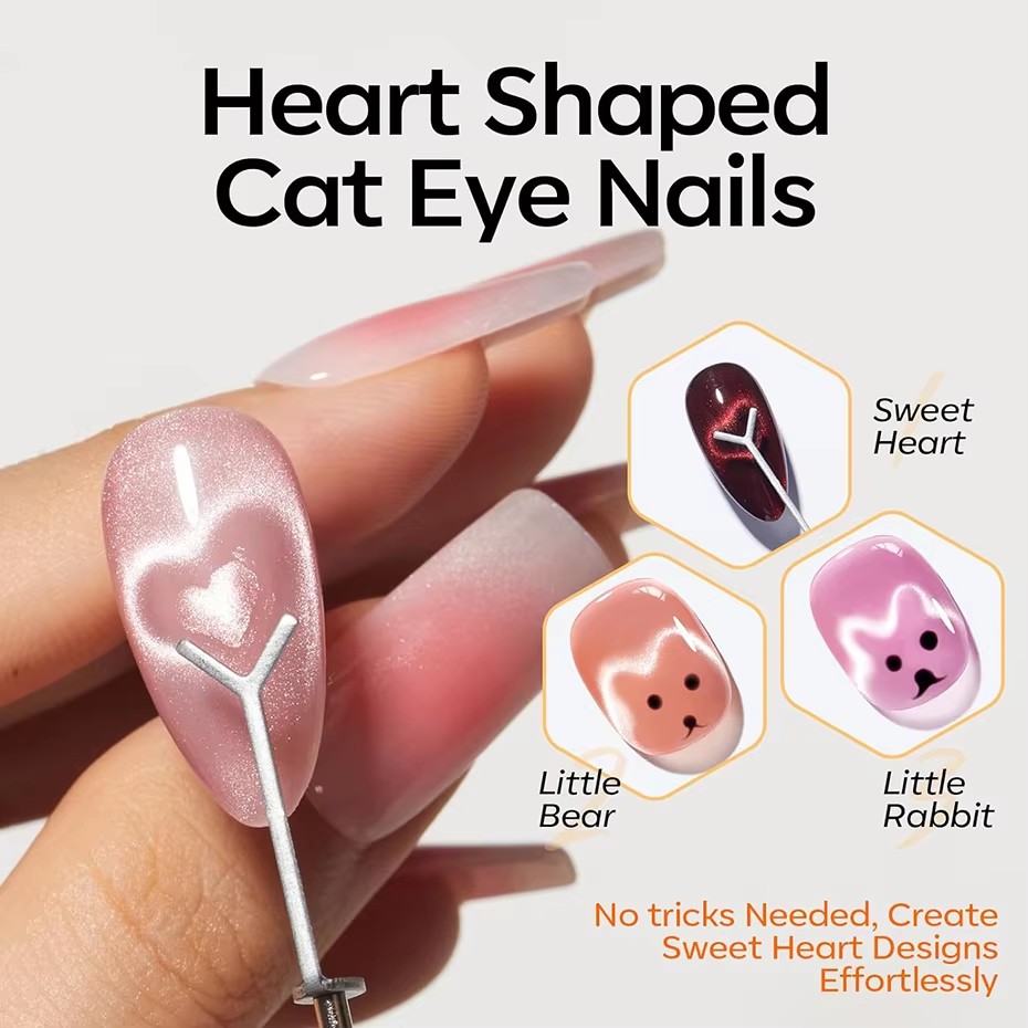 1/6Pcs Cat Eye Nail Magnet Too - đánh giá và giá Sanding Stick Set