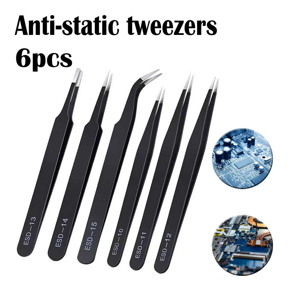 VETUS Anti Static Stainlesss S - đánh giá và giá Model Kit Tweezers