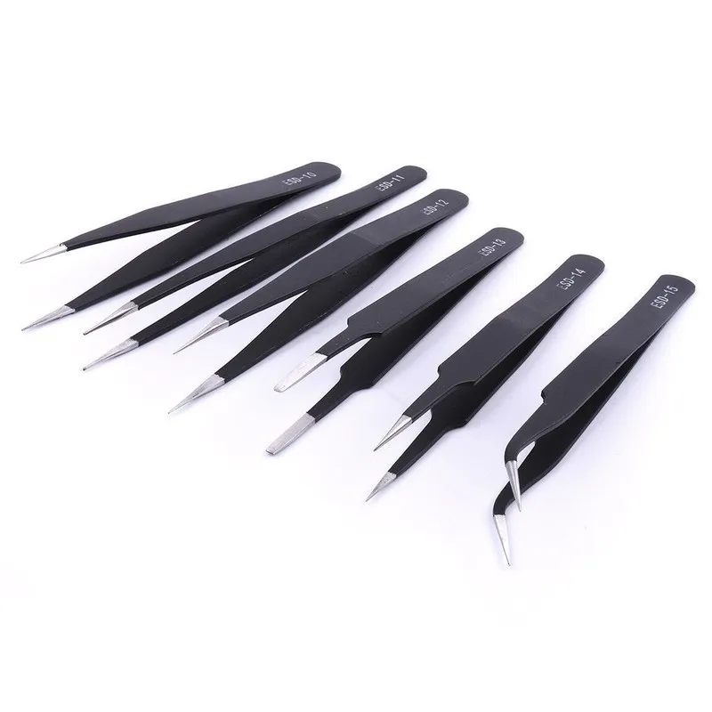 VETUS Anti Static Stainlesss S - đánh giá và giá Model Kit Tweezers