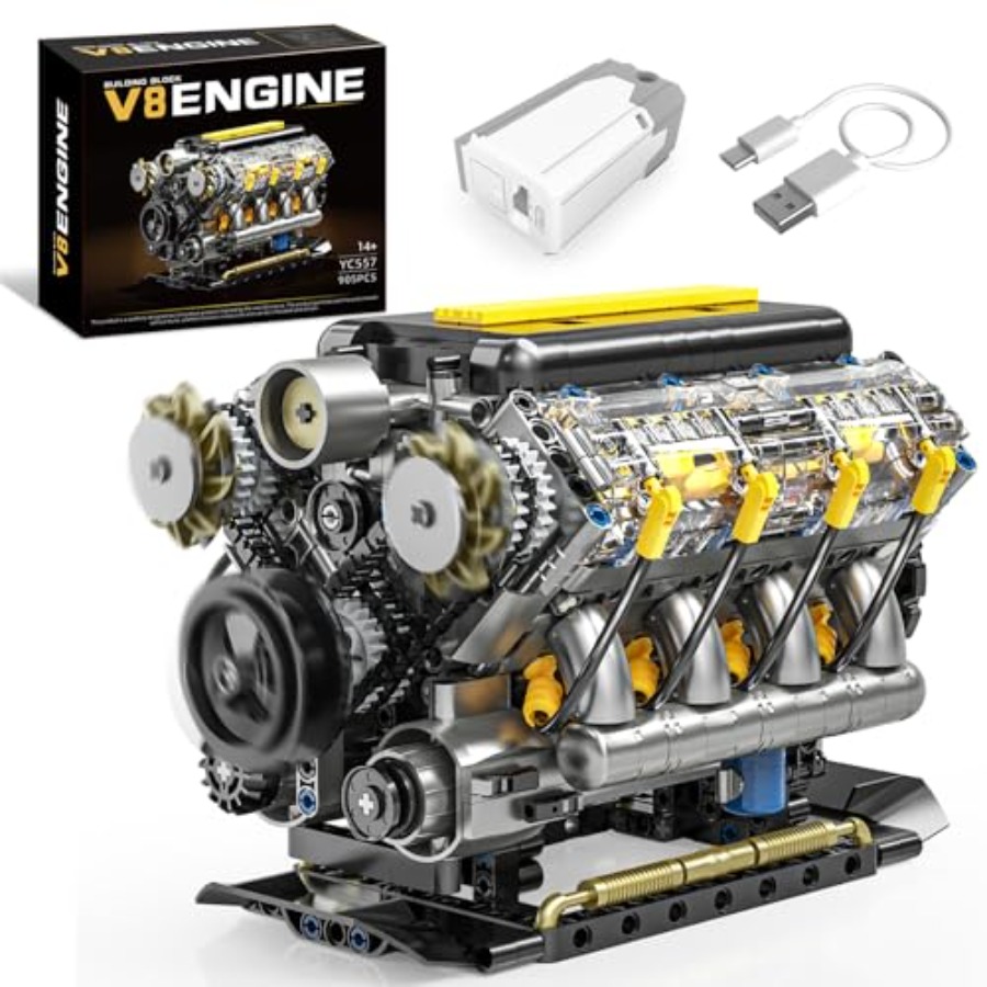 V8 Engine Model Kit that Runs, - đánh giá và giá Model Kit V8 Engine