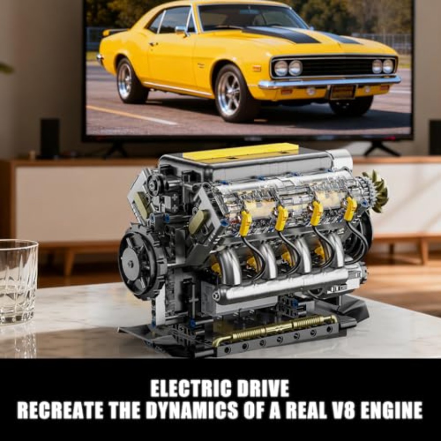 V8 Engine Model Kit that Runs, - đánh giá và giá Model Kit V8 Engine