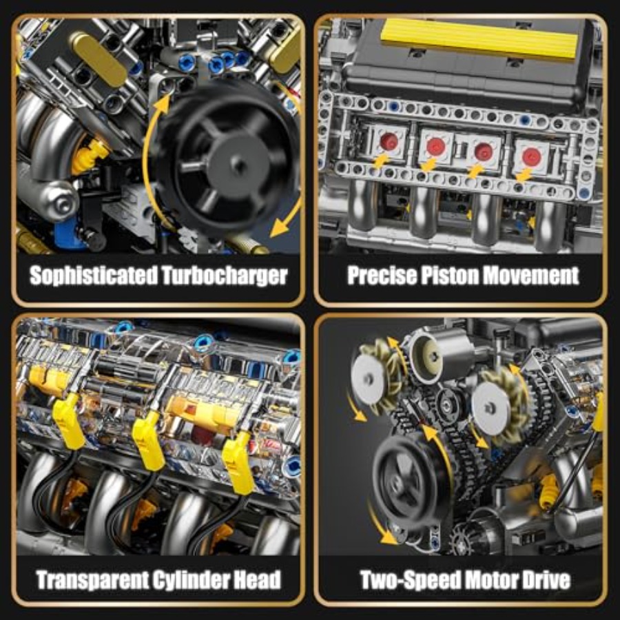 V8 Engine Model Kit that Runs, - đánh giá và giá Model Kit V8 Engine