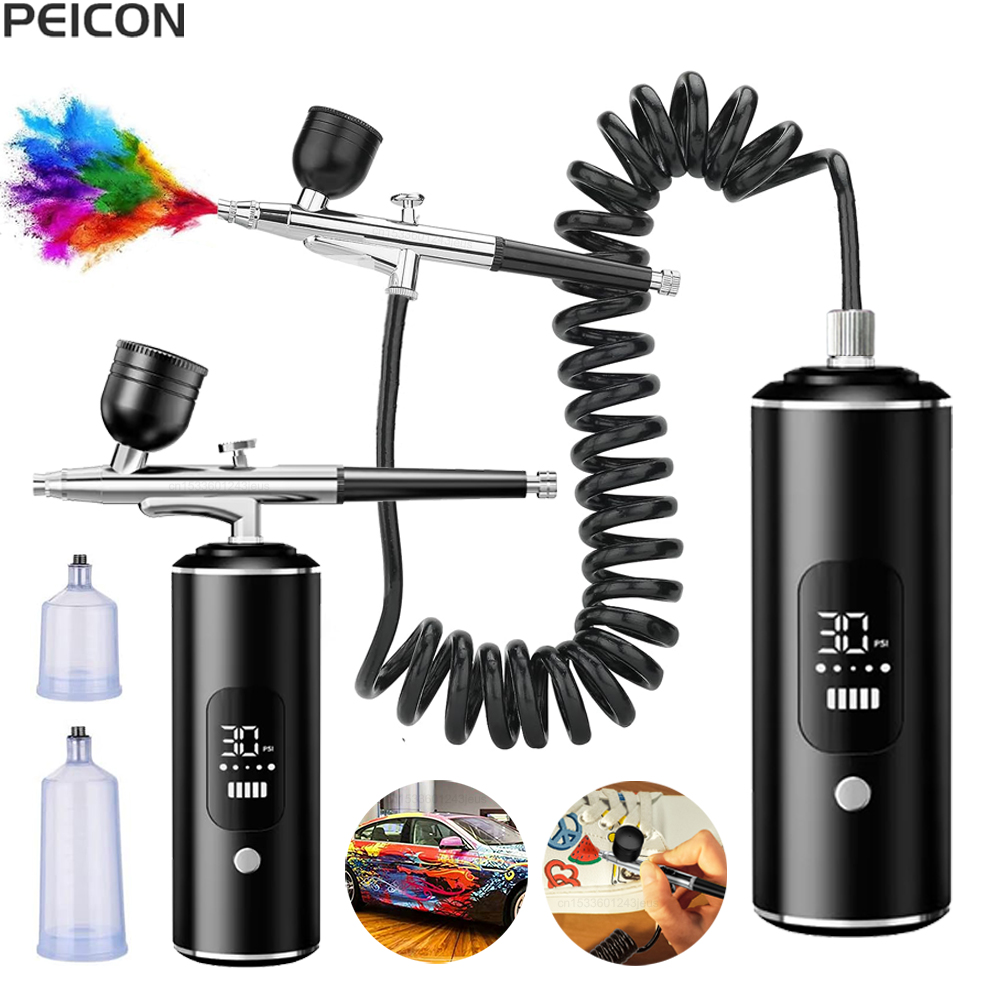 Airbrush with Compressor Porta - đánh giá và giá Airbrush Compressor Kit