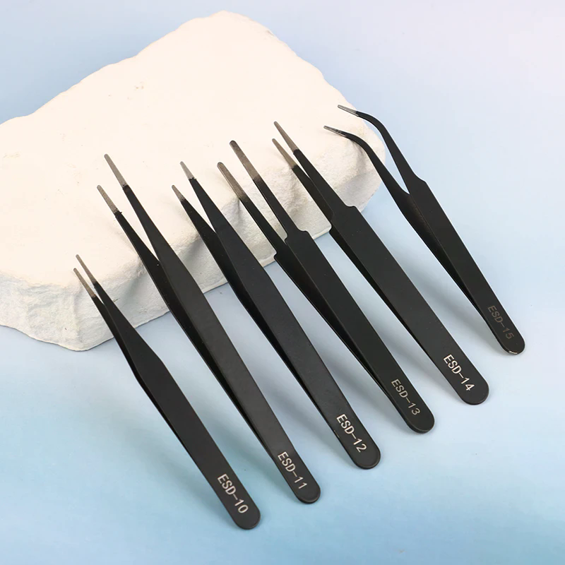 Precision ESD Anti-static Twee - đánh giá và giá Model Kit Tweezers