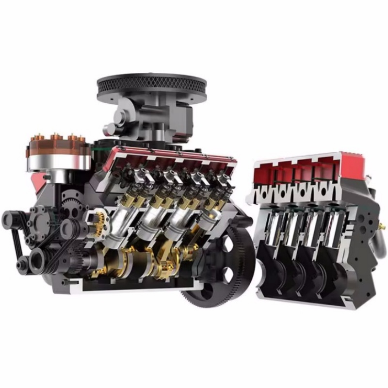 TOYAN V8 Gas 4 Stroke Engine 2 - đánh giá và giá Model Kit V8 Engine