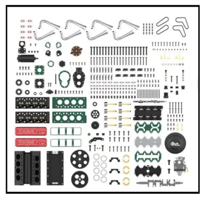 TOYAN V8 Gas 4 Stroke Engine 2 - đánh giá và giá Model Kit V8 Engine