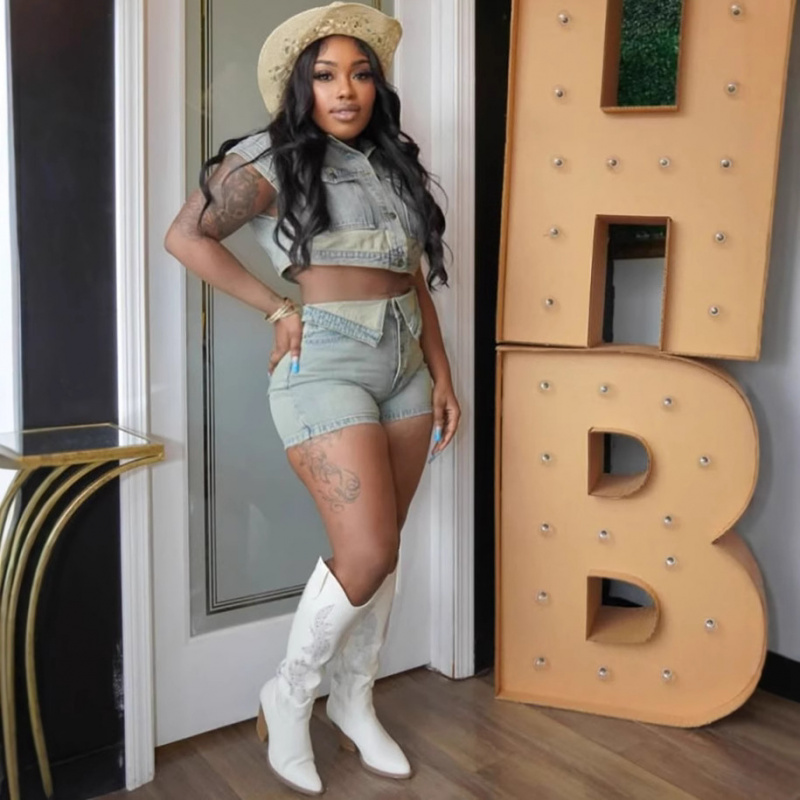 Women's Trendy Casual Jeans Se - đánh giá và giá Wash Effect Set