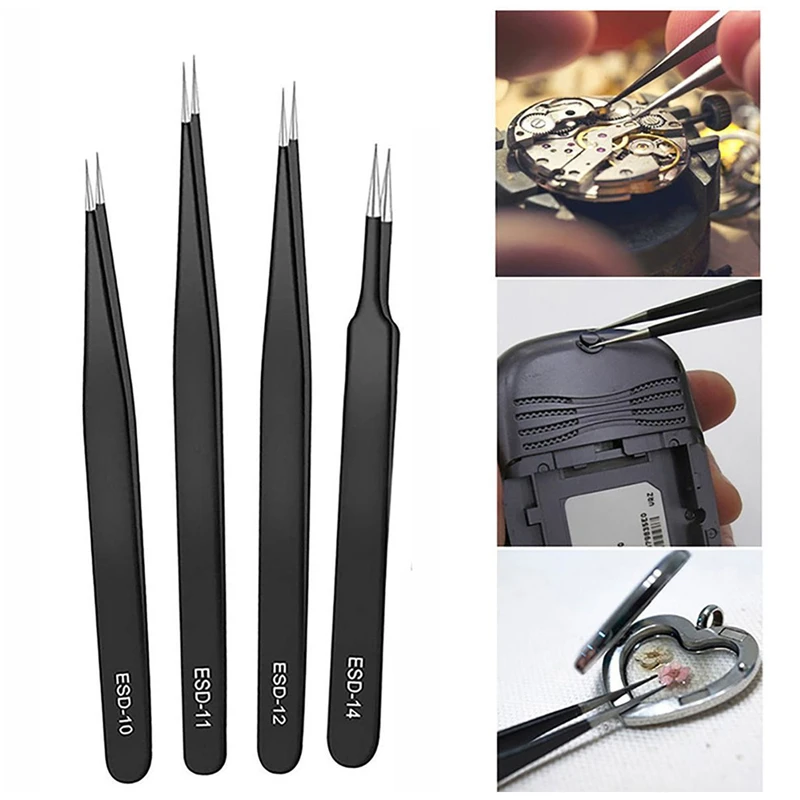 Precision Tweezers Set ESD Ant - đánh giá và giá Model Kit Tweezers