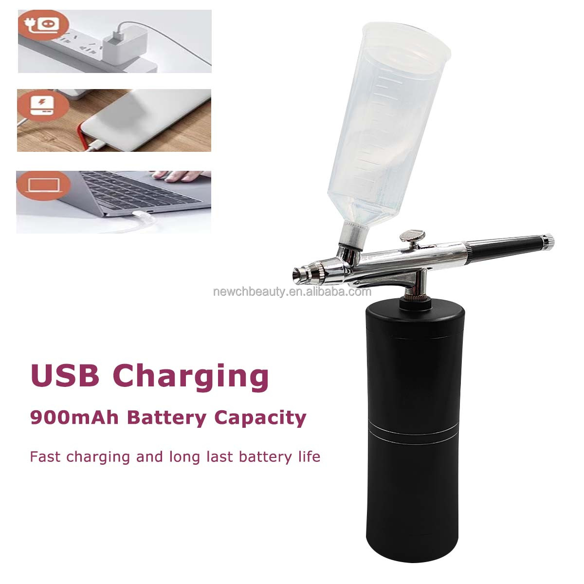 Cordless Airbrush Kit with Com - đánh giá và giá Airbrush Compressor Kit