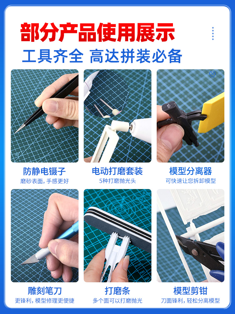 Gundan Model Tool for Modeling - đánh giá và giá Model Kit Tweezers