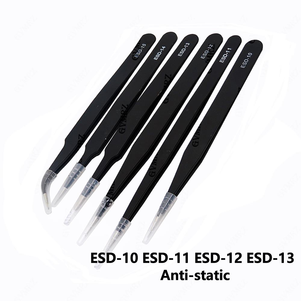6PCS Tweezers Set ESD-10 ESD-1 - đánh giá và giá Model Kit Tweezers