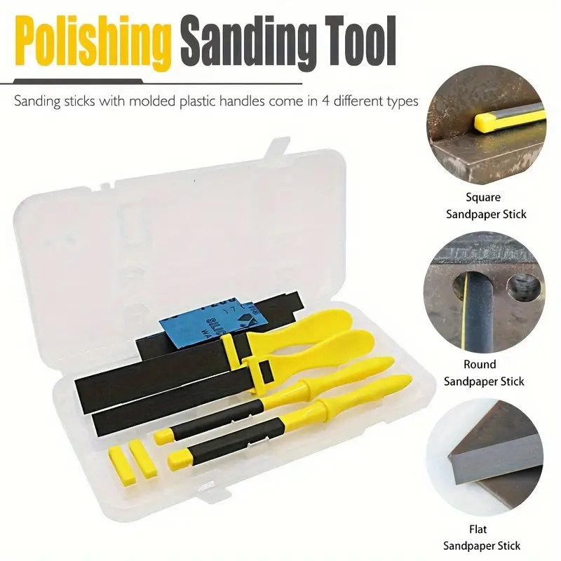 4pcs Sanding Sticks Set w/ Pla - đánh giá và giá Sanding Stick Set