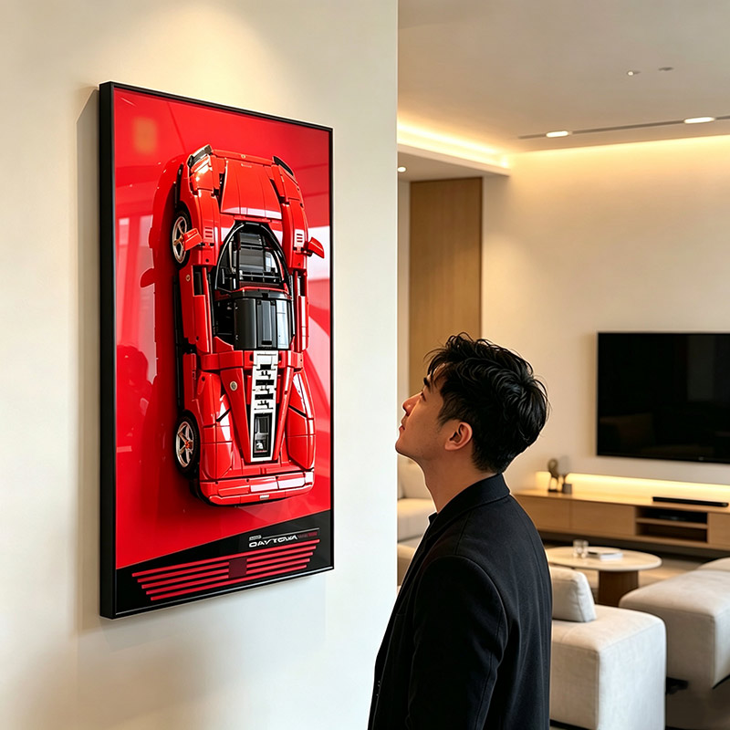 Wall‑Mount Frame Background Di - đánh giá và giá Model Kit Ferrari