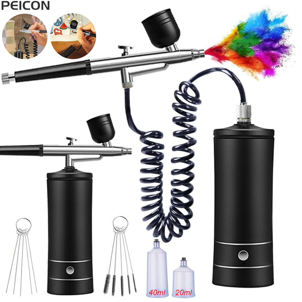 Airbrush with Compressor Porta - đánh giá và giá Airbrush Compressor Kit