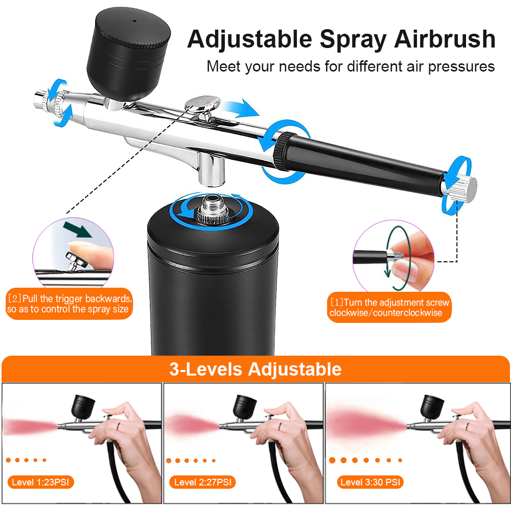 Airbrush with Compressor Porta - đánh giá và giá Airbrush Compressor Kit