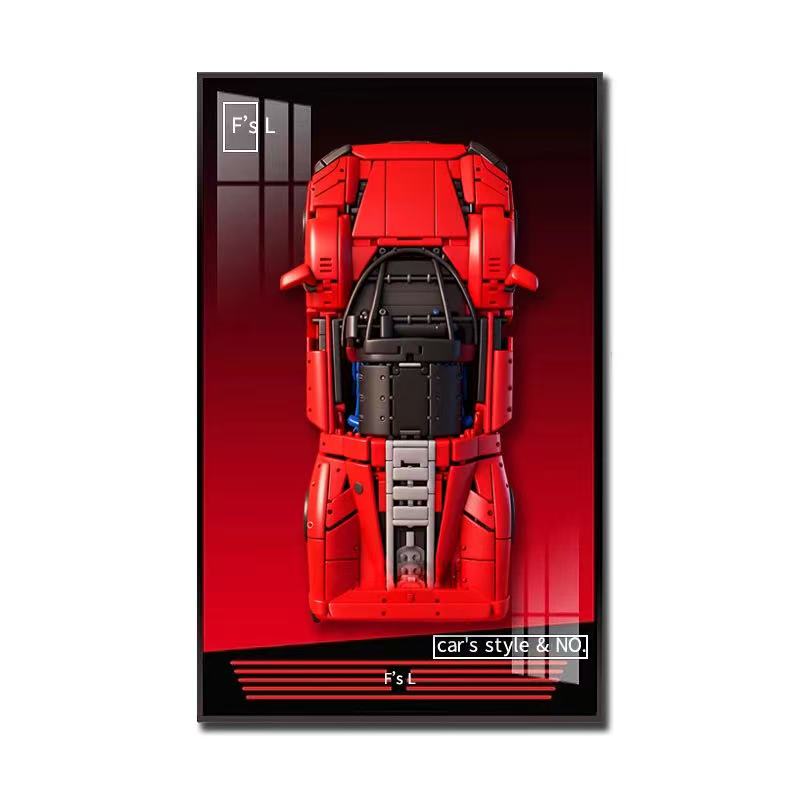 NEW Photo Frame Display Wallbo - đánh giá và giá Model Kit Ferrari