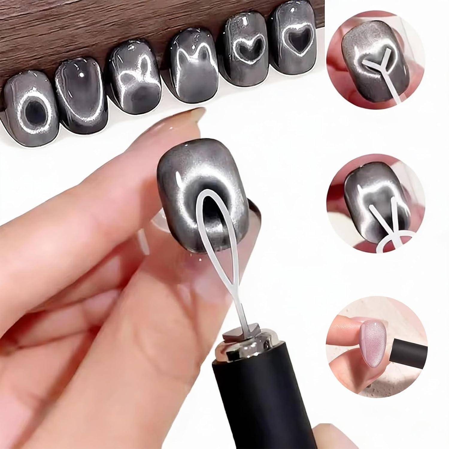 10Pcs Cat Eye Nail Magnet Set  - đánh giá và giá Sanding Stick Set