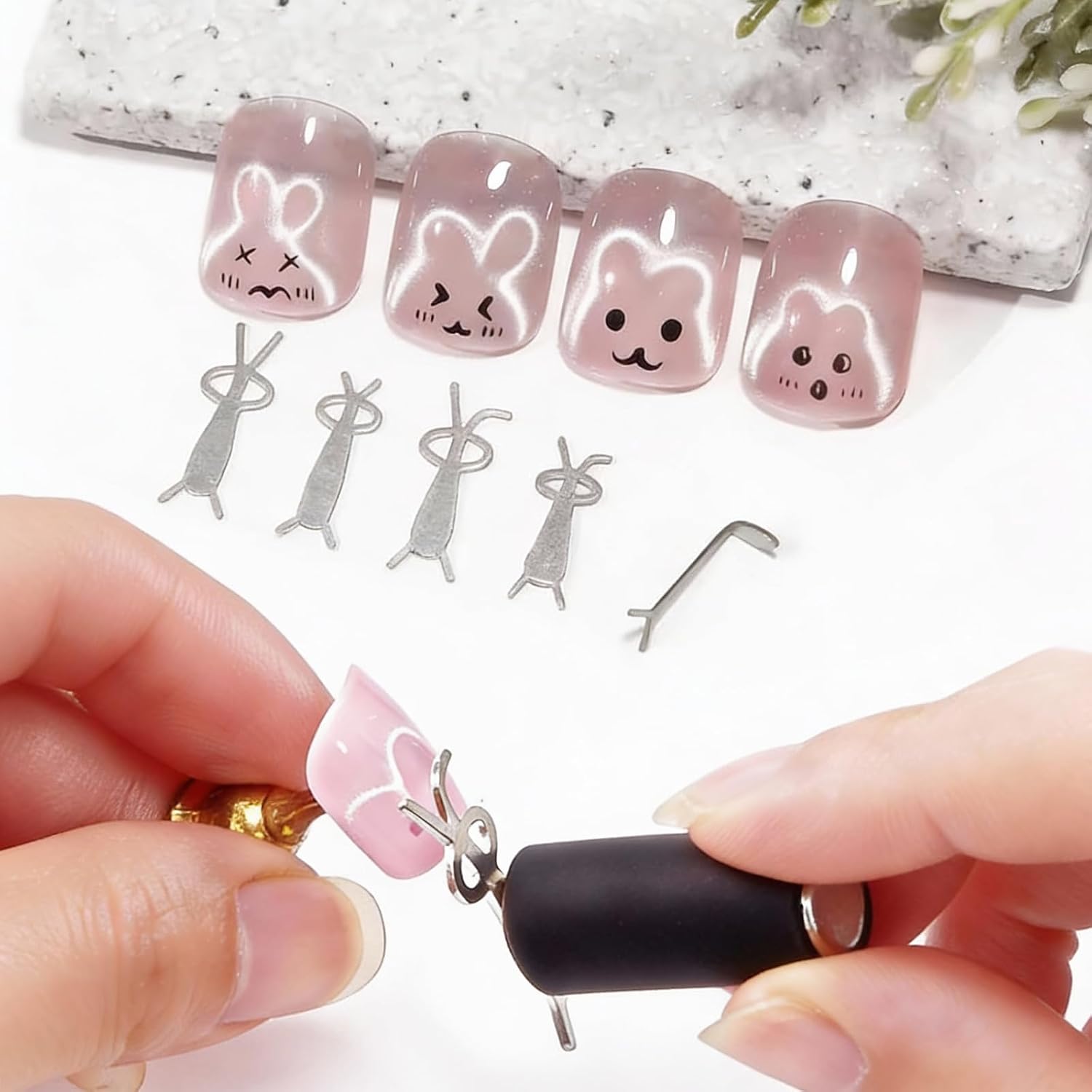 10Pcs Cat Eye Nail Magnet Set  - đánh giá và giá Sanding Stick Set