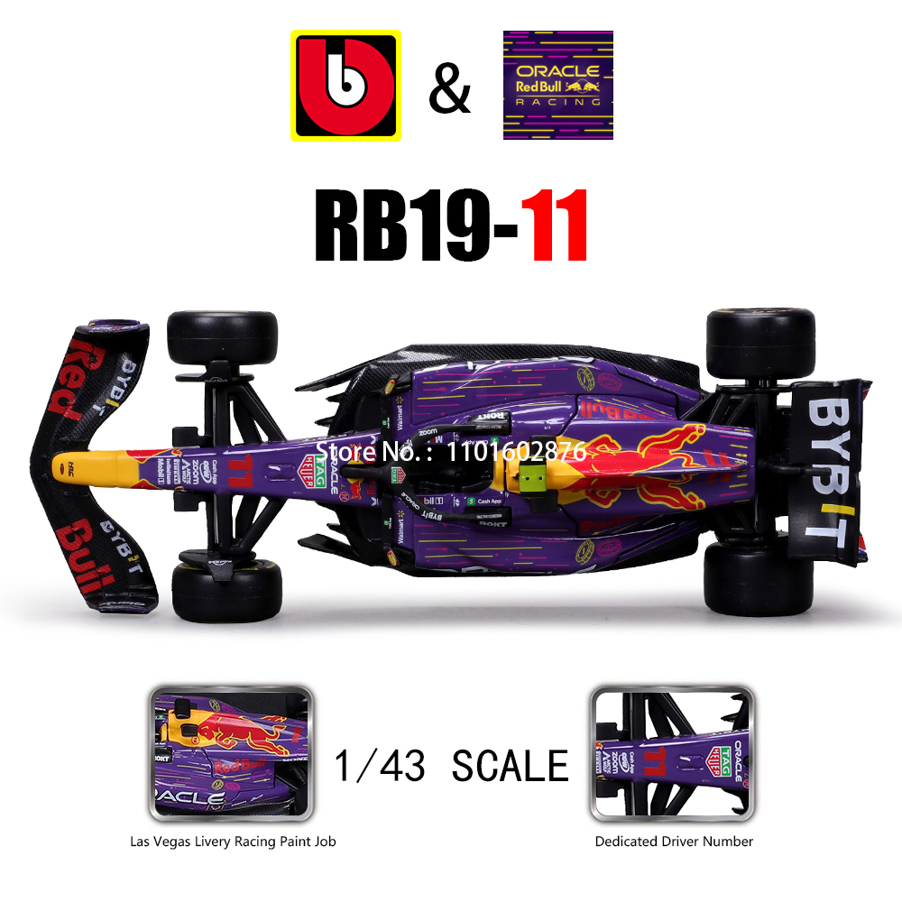 Bburago 1:43 2023 F1 Red Bull  - đánh giá và giá Model Kit Ferrari