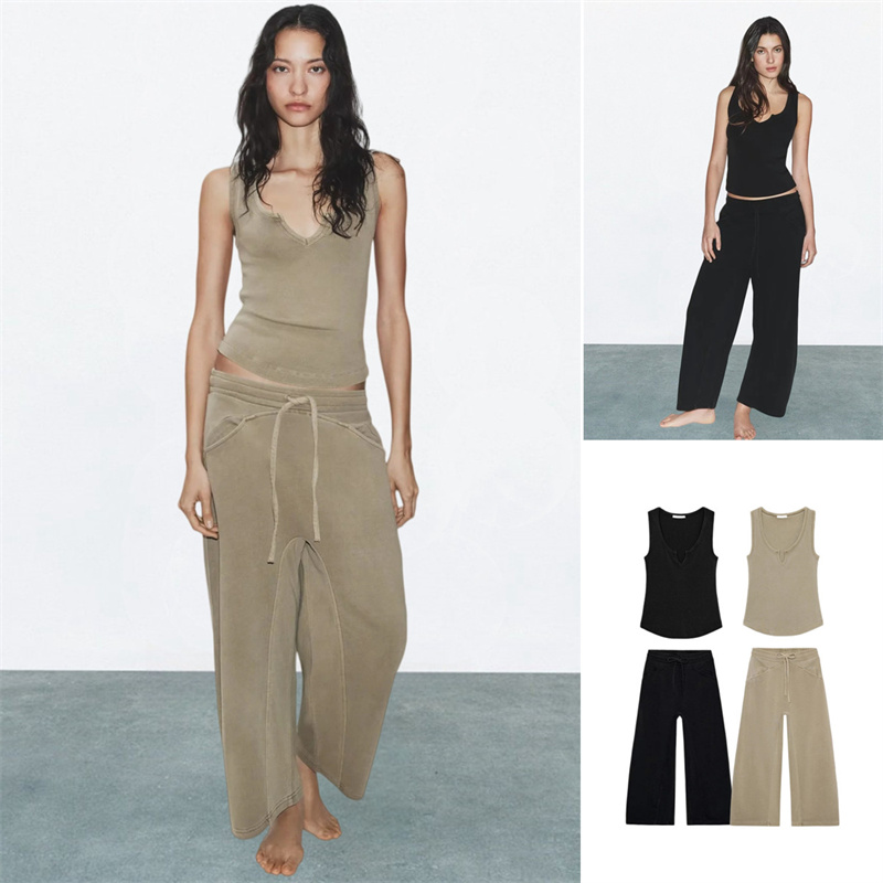 Summer Washed Effect Sleeveles - đánh giá và giá Wash Effect Set