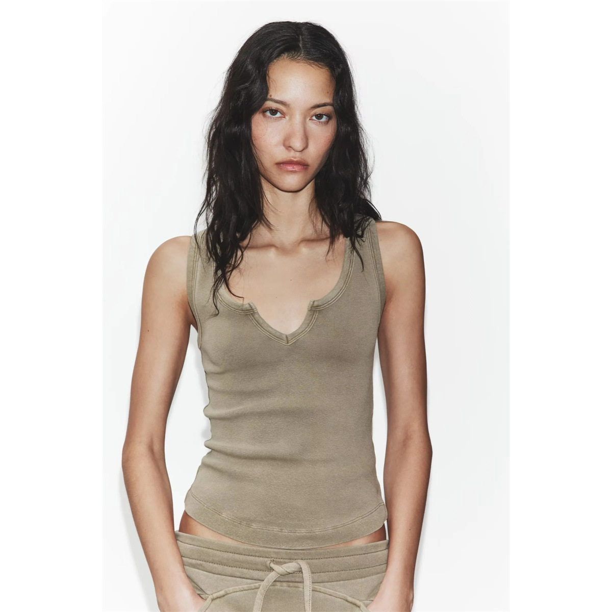 Summer Washed Effect Sleeveles - đánh giá và giá Wash Effect Set