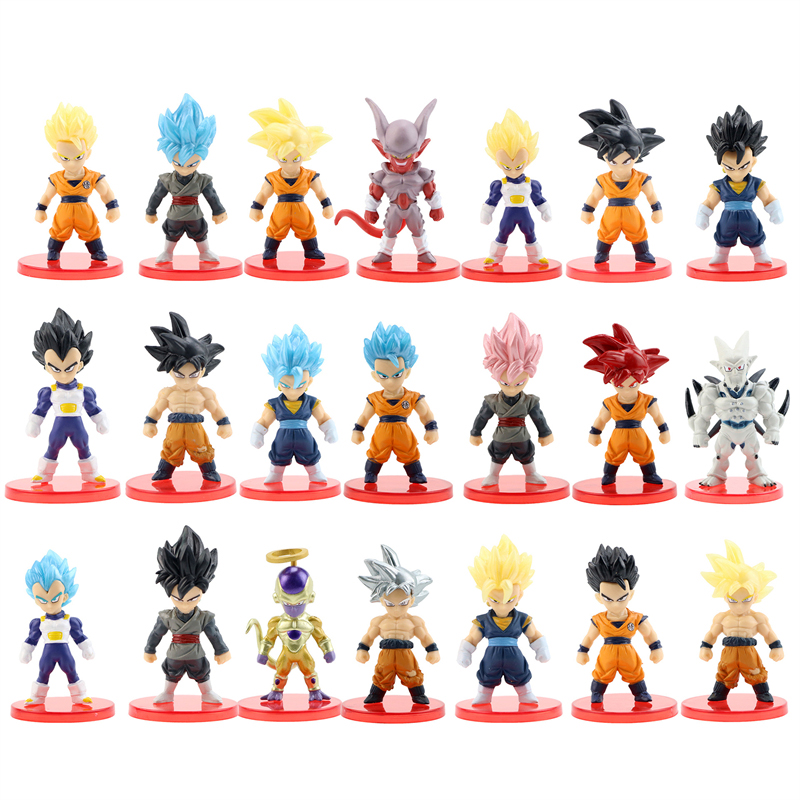 21Pcs/Set Dragon Ball Mini Fig - đánh giá và giá Model Kit Vegito