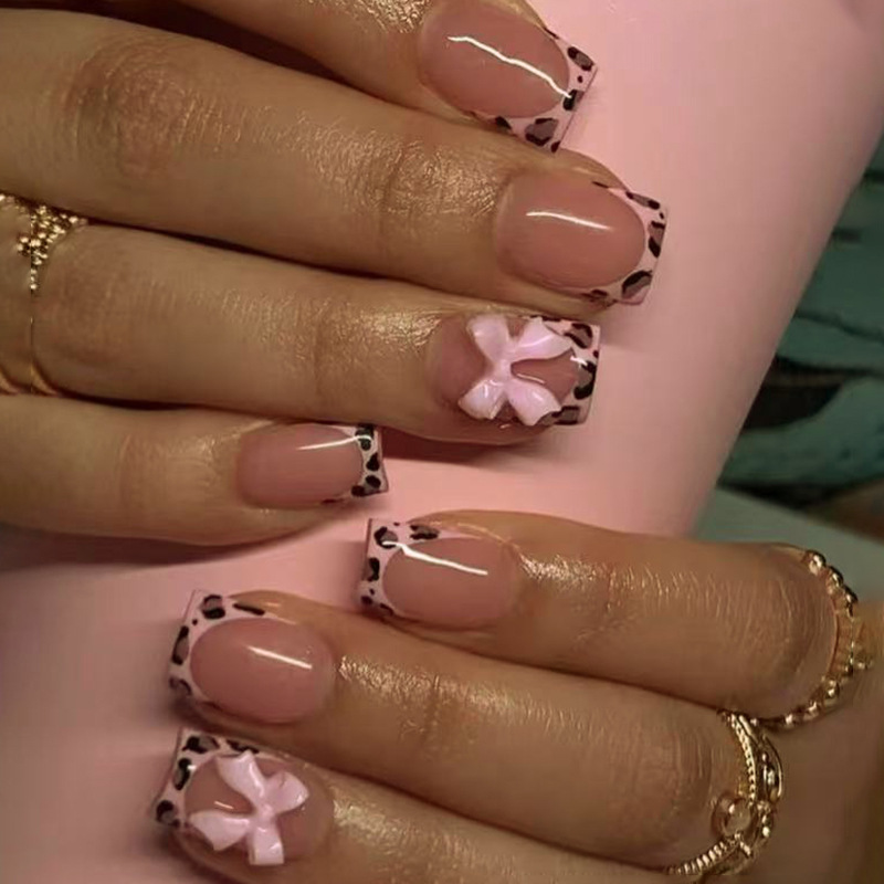 Pink Leopard Print French Tip  - đánh giá và giá Sanding Stick Set