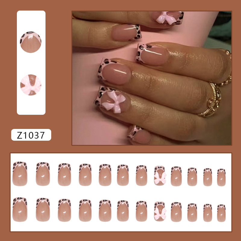 Pink Leopard Print French Tip  - đánh giá và giá Sanding Stick Set