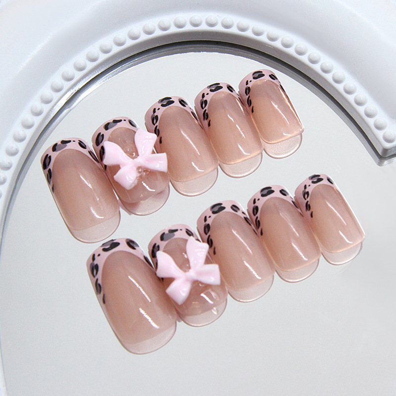 Pink Leopard Print French Tip  - đánh giá và giá Sanding Stick Set