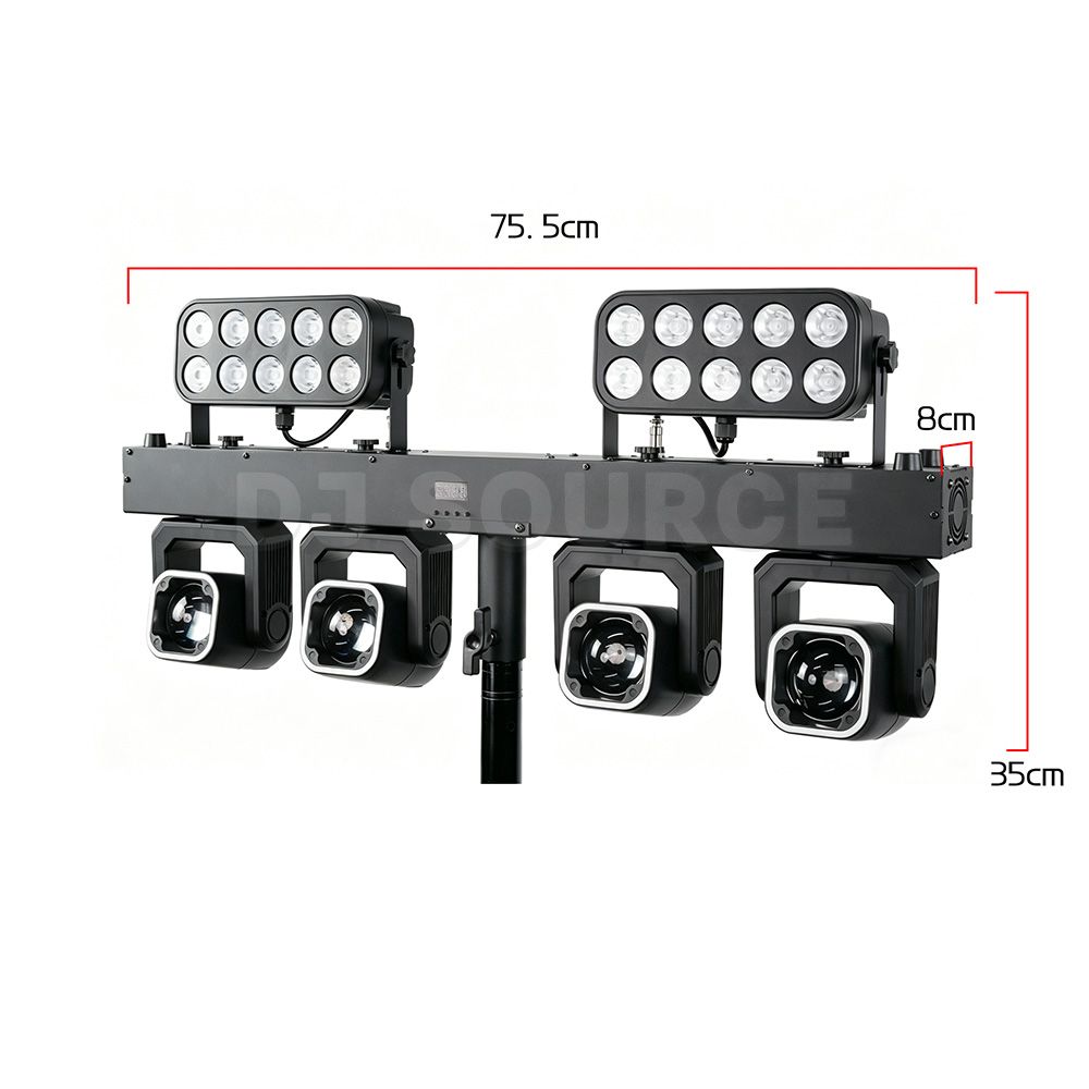 Par Set LED RGBW 4in1 4x40W Be - đánh giá và giá Wash Effect Set