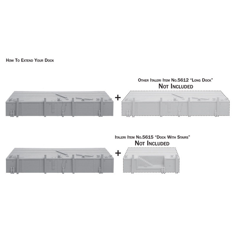 ITALERI IT5612 1/35 Scale Dock - đánh giá và giá Model Kit Italeri