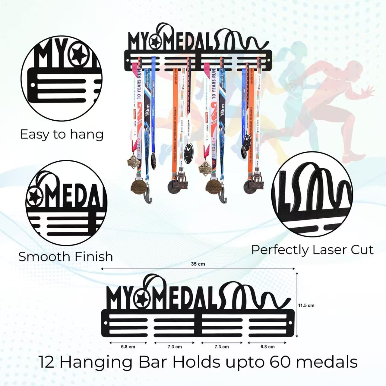 Medal Display Shelf Award Ribb - đánh giá và giá Model Kit Runner Organizer
