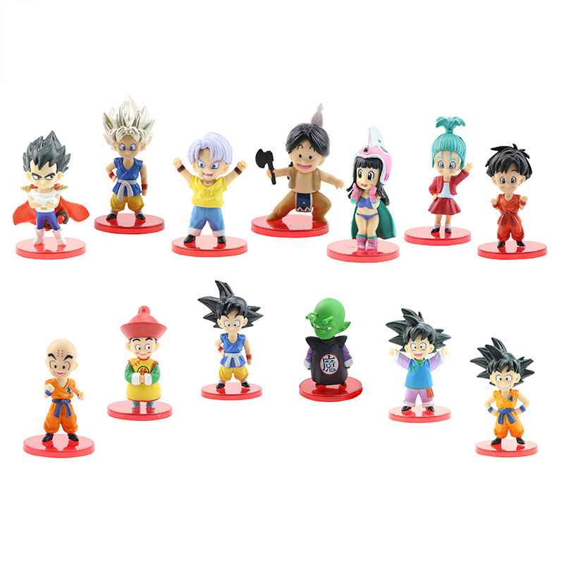 13pcs/lot dragon Ball mini fig - đánh giá và giá Model Kit Vegito