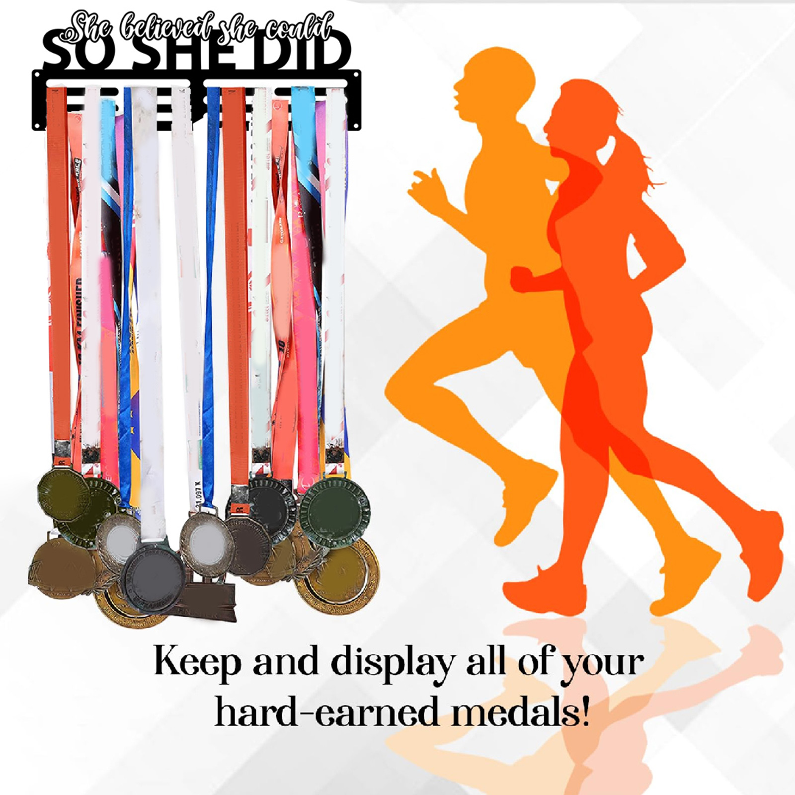 Medal Hanger Metal Race Medal  - đánh giá và giá Model Kit Runner Organizer
